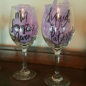 Wine glass set